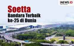 Infografis Soetta jadi Bandara Terbaik ke-25 di Dunia 2025