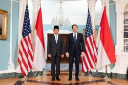 Bertemu Menlu AS Rubio, Menlu Sugiono Tegaskan Indonesia Tolak Relokasi Warga Gaza