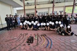 Polisi Gagalkan Tawuran di Gunung Sahari Jakpus, 25 Pemuda Bawa Sajam Ditangkap