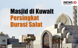 Infografis Masjid-Masjid di Kuwait Persingkat Durasi Salat