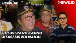 Headline iNEWS.ID: Beda dengan Dedi Mulyadi, Rano Karno Punya Solusi selain Kirim Siswa Nakal Jakarta ke Barak Militer