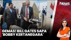 Momen Menggemaskan Bill Gates Sapa Bobby Kertanegara Kucing Prabowo