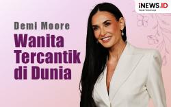 Infografis Demi Moore, Wanita Tercantik di Dunia Versi Majalah People