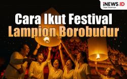 Infografis Cara Ikut Festival Lampion Borobudur 2025