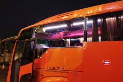  Polisi Periksa 4 Orang terkait  Pelemparan Batu ke Bus Persik di Stadion Kanjuruhan