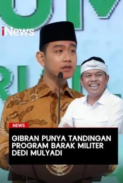 Gibran Punya Tandingan Program Barak Militer Dedi Mulyadi