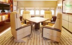 Mewah! Ini Penampakan Interior Istana Terbang Boeing 747-8 Hadiah Qatar untuk Trump