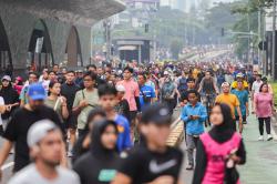 Ribuan Orang Padati Car Free Day Jakarta Minggu Pagi