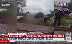 Penyebab Kecelakaan Kereta Tabrak 7 Motor di Magetan Tewaskan 4 Orang, Palang Pintu Terbuka<