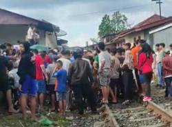 Kecelakaan Maut di Pematangsiantar, Pemotor Tewas Tertabrak KA Siantar Expres