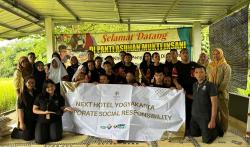 Wujud Kepedulian dan Empati, Next Hotel Yogya dan MNC Peduli Salurkan Donasi ke Panti Asuhan Disabilitas