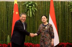 Foto-Foto Pertemuan Ketua DPR Puan Maharani dengan PM China Li Qiang