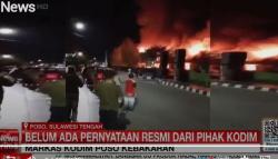 Kebakaran Markas Kodim Poso, Seluruh Personel dan Warga Dievakuasi