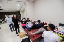 Aksi Sosial Donor Darah MNC Peduli bersama PMI