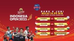 Saksikan Indonesia Open 2025 Hari Ini di MNCTV: Lanny/Fadia Vs Ganda Malaysia 