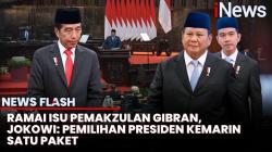 Kata Jokowi Soal Pemakzulan Gibran