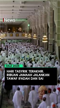 Hari Tasyrik Terakhir, Ribuan Jamaah Jalankan Tawaf Ifadah dan Sai