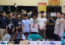 5 Pelajar di Bandarlampung jadi Tersangka Kasus Kepemilikan Senjata Tajam<