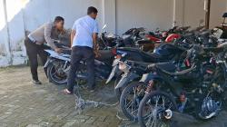 Belum Diambil Pemiliknya, Puluhan Kendaraan Sitaan Tilang di Tulungagung Akan Dilelang<