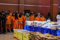 Penampakan 683,8 Kg Narkoba Disita BNN dan Bea Cukai