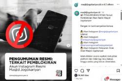 Akun Medsos Masjid Jogokariyan Diblokir, Diduga Karena Nama Hamas