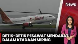 Detik-Detik Pesawat Batik Air Nyaris Tergelincir di Soetta, Videonya Menegangkan!