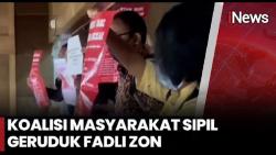 Detik-detik Fadli Zon Digeruduk Koalisi Masyarakat Sipil di DPR