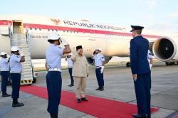 Presiden Prabowo Tiba di Brasil, bakal Hadiri KTT BRICS 2025