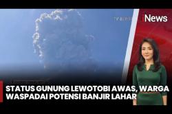 Erupsi Gunung Lewotobi Laki-laki, Status Awas dan Warga Diminta Waspada