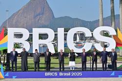 Momen Presiden Prabowo Foto Bersama Pemimpin Negara Anggota BRICS