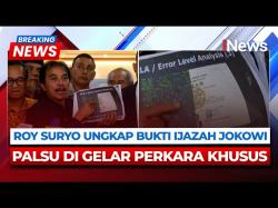 Gelar Perkara Khusus di Bareskrim Mabes Polri, Roy Suryo:  Ijazah Jokowi 99,9 Persen Palsu   