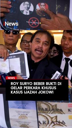 Roy Suryo Beber Bukti di Gelar Perkara Khusus Kasus Ijazah Jokowi