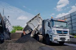 Uji Coba Truk EV di Site Muara Enim