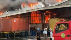 Kebakaran Hebat Pabrik Pengolahan CPO di Medan, Api dari Gudang Bahan Baku