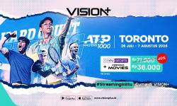 Jadwal Lengkap National Bank Open 2025: Saksikan Duel Seru ATP 1000 di Vision+