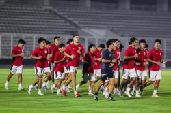  Timnas Indonesia Latihan Jelang Hadapi Vietnam di Final Piala AFF U-23 2025