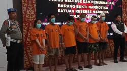 6 Orang Jaringan Narkoba Antarkota di Sumut Ditangkap, 5 Pria 1 Wanita <