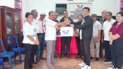 Partai Perindo NTT Salurkan Bantuan Masker untuk Warga Terdampak Erupsi Gunung Lewotobi<