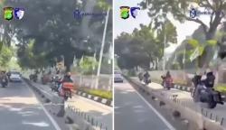 Viral Rombongan Moge Terobos Jalur Busway, Polisi: Sudah Kena Tilang Elektronik<