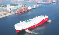 Spesifikasi Kapal Raksasa BYD Setinggi 15 Lantai Sandar di Tanjung Priok, Bawa Ribuan Mobil Listrik China