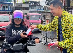 Semarak HUT Ke-80 RI, 80.000 Bendera Merah Putih Dibagikan ke Warga Sukabumi<