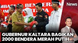 Pacu Semangat Nasionalisme, Ribuan Bendera Merah Putih Dibagikan di Kaltara<