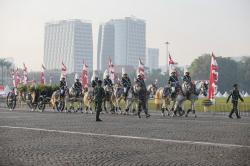 Kereta Kencana Siap Bawa Bendera Pusaka Kirab Menuju Istana Merdeka  