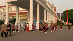 Suasana Istana jelang Upacara HUT ke-80 RI, Intip Kemeriahannya<