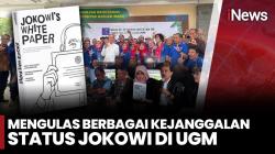 Viral Buku Jokowi's White Paper, Isinya Ulasan Kejanggalan Jokowi di UGM!