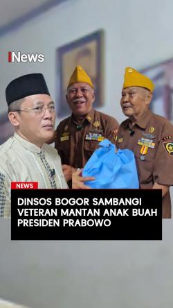 Dinsos Bogor Sambangi Veteran Mantan Anak Buah Presiden Prabowo