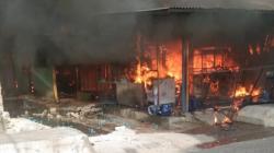 Kebakaran Permukiman Padat di Padang, 10 Rumah dan Tempat Kos Ludes