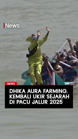 Dhika Aura Farming Kembali Ukir Sejarah Pacu Jalur 2025