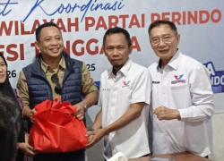 Rakor di Kendari, Partai Perindo Sultra Siapkan Verifikasi dan Bagikan Sembako<