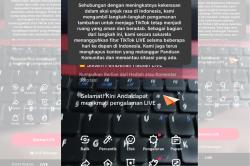 TikTok Tangguhkan Fitur Live di Indonesia Imbas Demo Ricuh